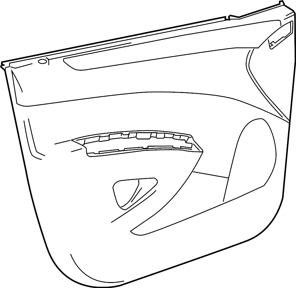 View 95153806 Door Interior Trim Panel Full-Sized Product Image