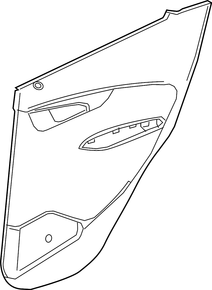 View 42442244 Door Interior Trim Panel (Rear) Full-Sized Product Image