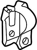 View 25689592 Suspension Stabilizer Bar Bracket (Rear) Full-Sized Product Image