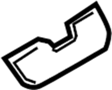 View 51357471515 Sealing for end plate inner rear left Full-Sized Product Image