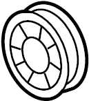 View 12564509 Accessory Drive Belt Idler Pulley Full-Sized Product Image