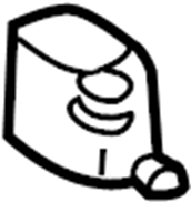 View 10449092 Valve. Assembly - EVaporator EMIS CNSTR Vent Solenoid. Emission Check. Vapor Canister Purge Solenoid.  Full-Sized Product Image