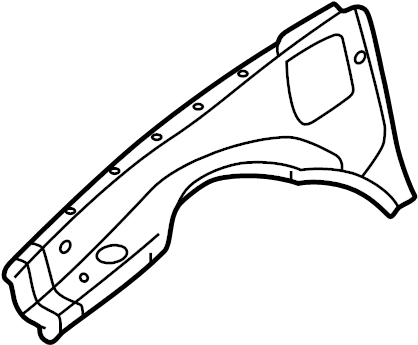 View 15146522 Fender Rail (Upper) Full-Sized Product Image