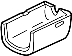 View 22641401 Steering Column Cover (Lower) Full-Sized Product Image