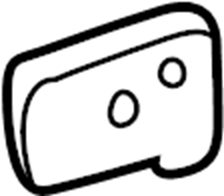 View 22645204 Body A-Pillar Reinforcement Anchor Plate Full-Sized Product Image