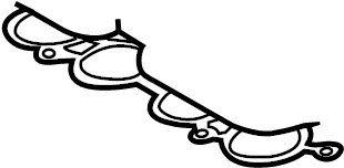 View 88973310 Gasket. Manifold. Intake. Air Crossover. Engine. Fuel Injection Plenum.  Full-Sized Product Image