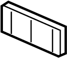 View 10388869 Seat Belt Anchor Plate Cover (Upper) Full-Sized Product Image