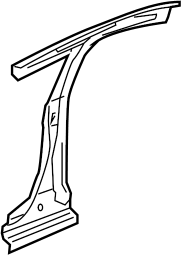 View 25898269 Body B-Pillar Reinforcement (Upper) Full-Sized Product Image