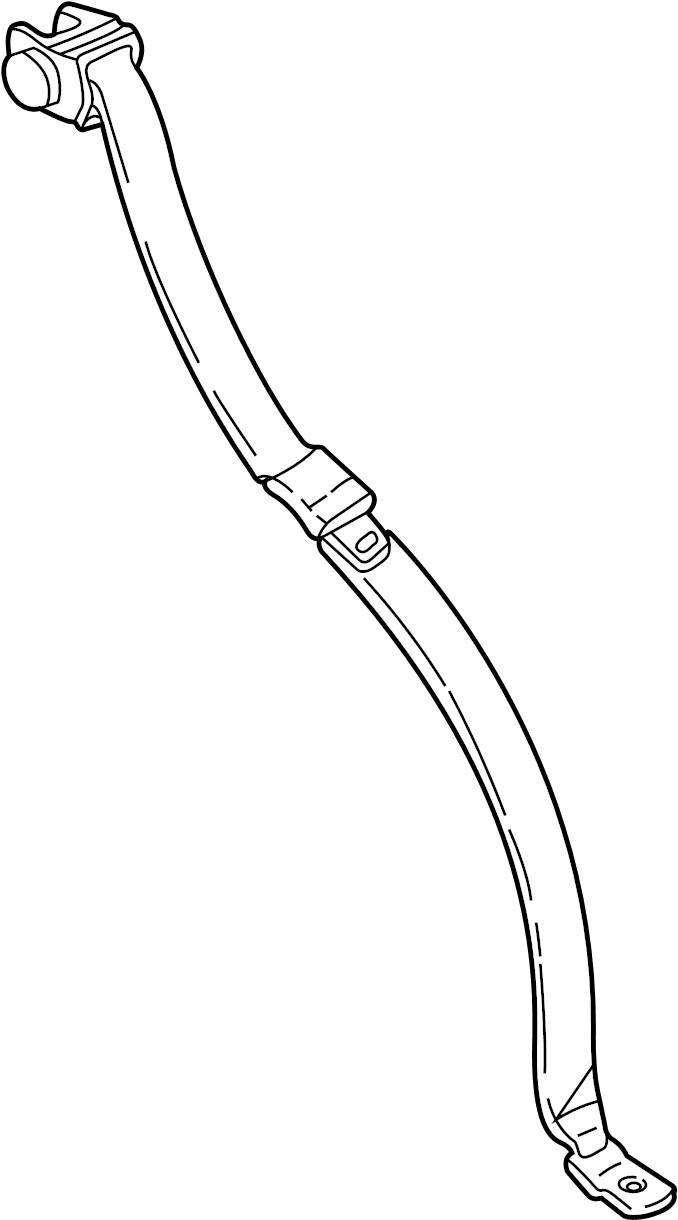 View 12457314 Seat Belt Lap and Shoulder Belt (Rear) Full-Sized Product Image