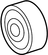 View 19418226 Accessory Drive Belt Idler Pulley Full-Sized Product Image
