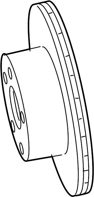 View 92245928 Disc Brake Rotor (Front) Full-Sized Product Image