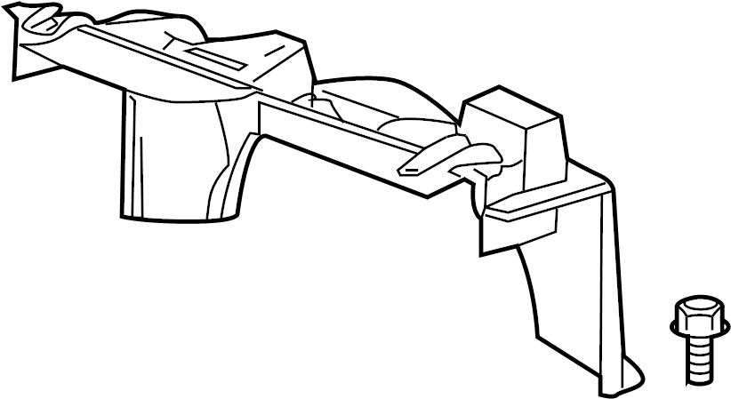 View 20901842 Engine Cooling Fan Shroud (Rear, Upper) Full-Sized Product Image