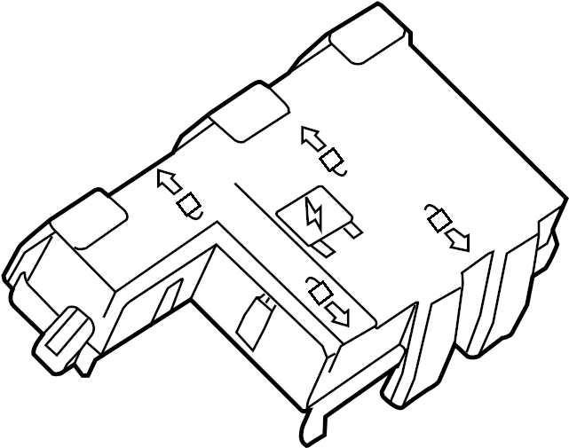 View 84084775 Junction Block Cover (Upper) Full-Sized Product Image