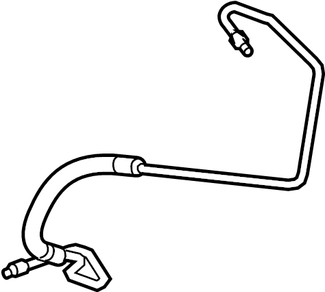 View 23254779 Power Steering Pressure Hose (Upper) Full-Sized Product Image