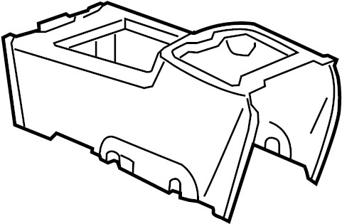 View 25913722 Center Console (Lower) Full-Sized Product Image