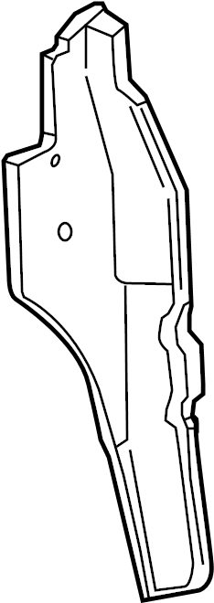 View 22969207 Fender Splash Shield (Front) Full-Sized Product Image