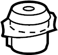 View 23248396 Body Mount Cushion Full-Sized Product Image