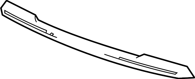 View 84341123 Hood Molding (Front, Rear, Upper) Full-Sized Product Image