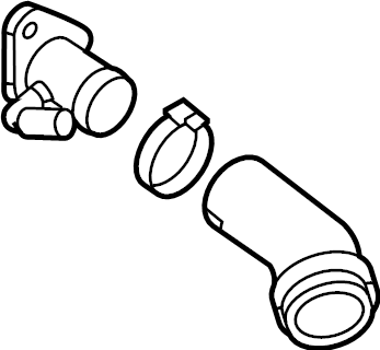 View 55496727 Exhaust Gas Recirculation (EGR) Tube Full-Sized Product Image