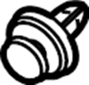 View 11602586 Door Molding Clip (Lower) Full-Sized Product Image