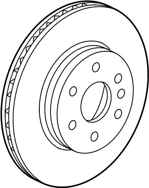 View 94775725 Disc Brake Rotor (Front) Full-Sized Product Image