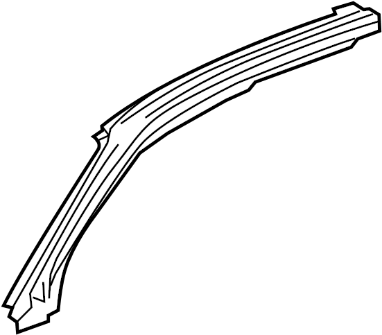 View 23448389 Body A-Pillar Reinforcement (Front, Upper) Full-Sized Product Image