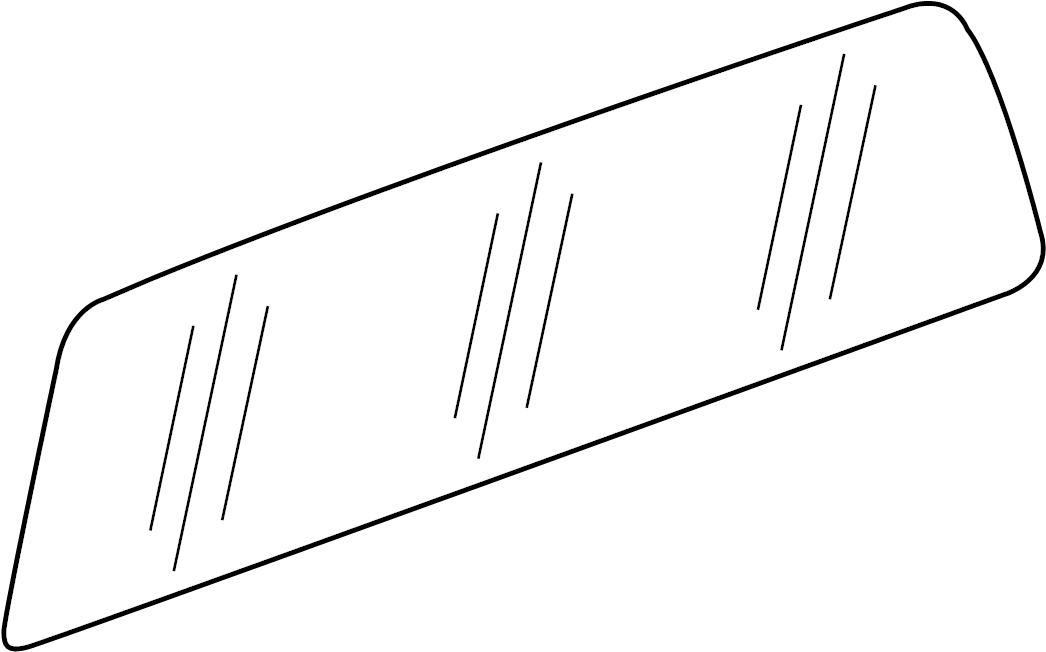 View 23448654 Back Glass (Rear, Lower) Full-Sized Product Image