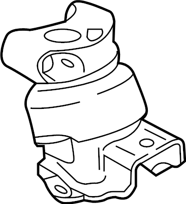 View 84142207 Engine Mount (Front, Rear) Full-Sized Product Image