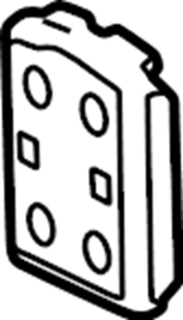 View 85157006 Bumper Impact Bar Bracket (Upper, Lower) Full-Sized Product Image