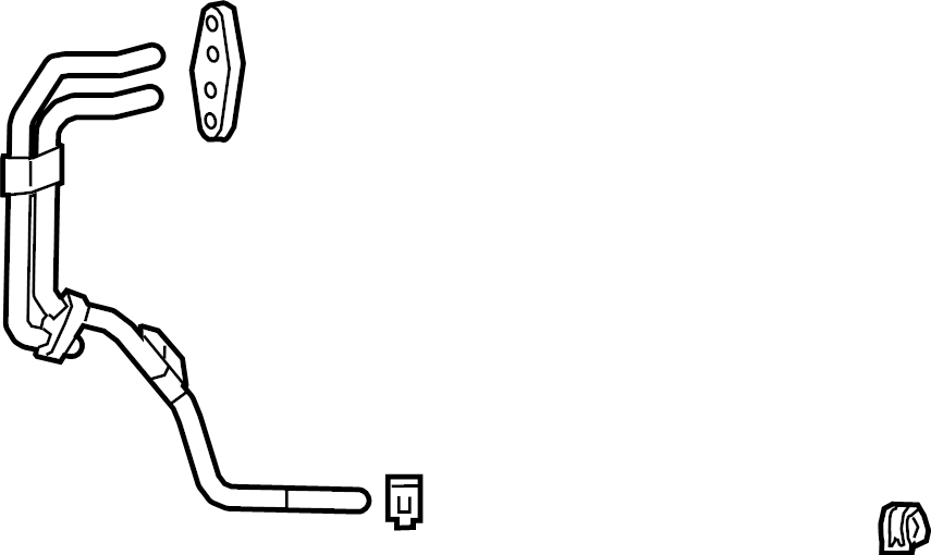 View 55507859 Line. Coolant. Turbocharger. Oil. Pipe.  Full-Sized Product Image