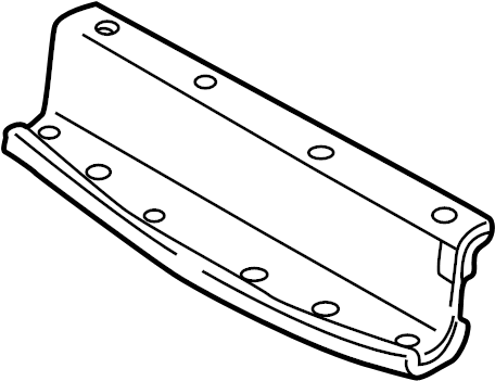 View 15704648 Radiator Support Air Deflector (Lower) Full-Sized Product Image