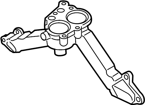 View 97383685 Engine Coolant Thermostat Housing Full-Sized Product Image
