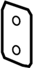View 15844741 Door Lock Striker Plate Spacer Full-Sized Product Image