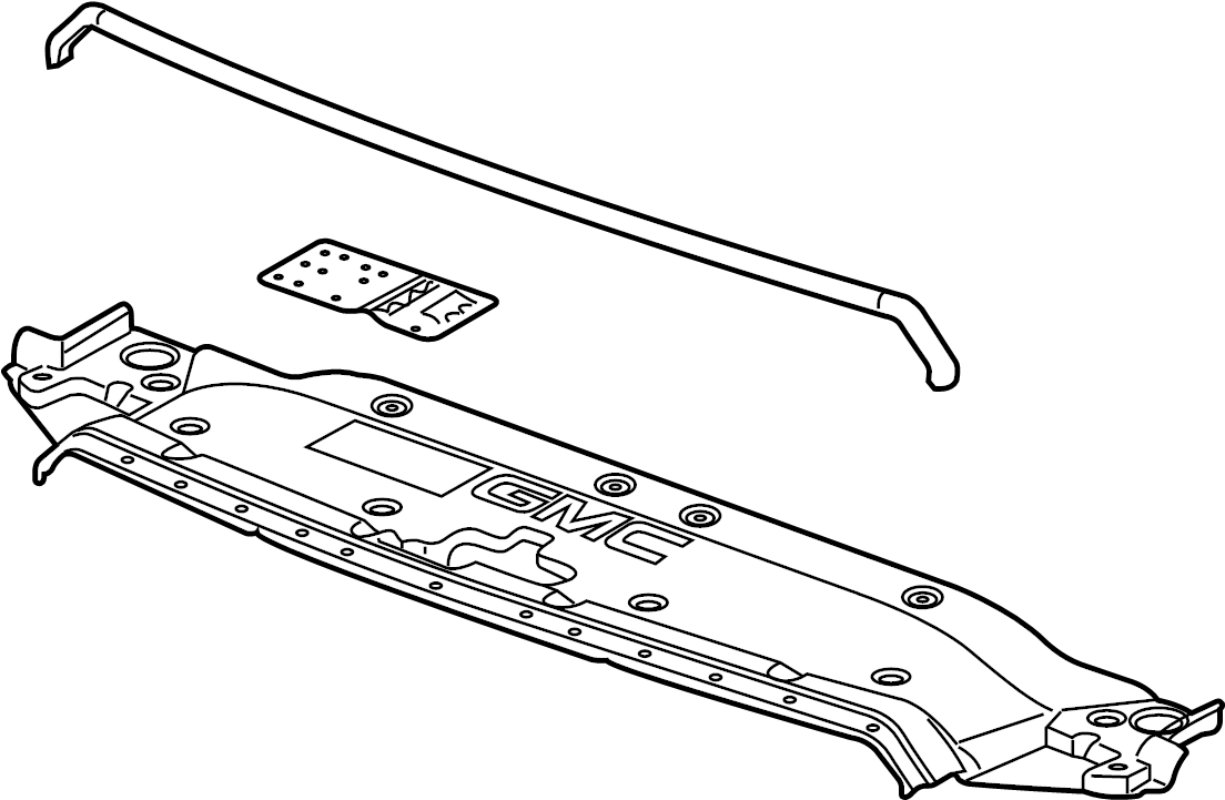 View 84163663 Radiator Support Access Cover (Front) Full-Sized Product Image