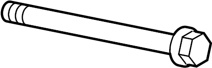 View 11611266 Bolt. Bracket. Mount. Crossmember. Alternator. (Rear) Full-Sized Product Image