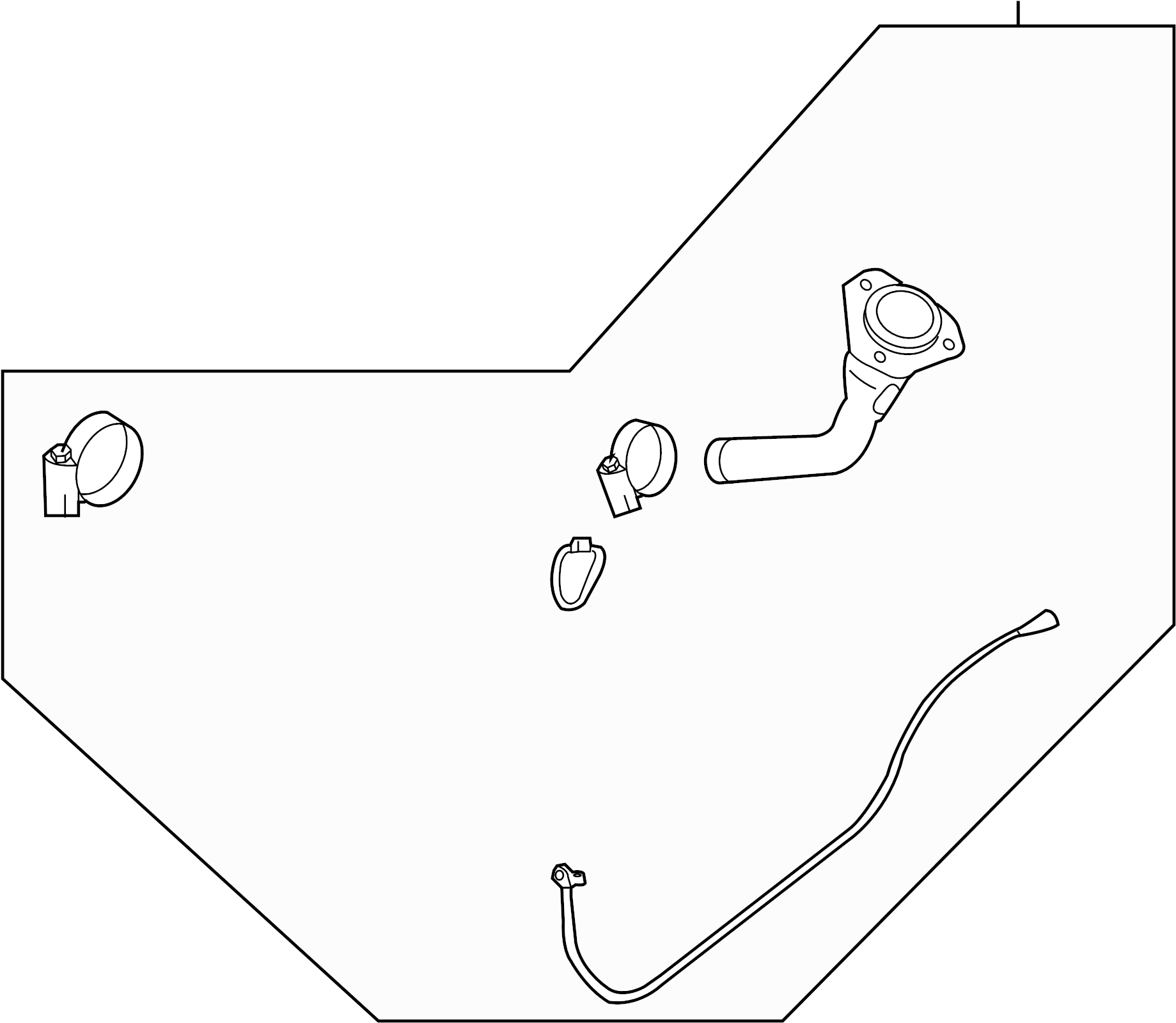 View 84766922 Filler. Pipe. Neck. Fuel.  Full-Sized Product Image