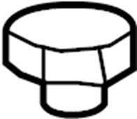 View 13502354 Cap. Reservoir. Assembly - Radiator FIL. Engine Coolant.  Full-Sized Product Image