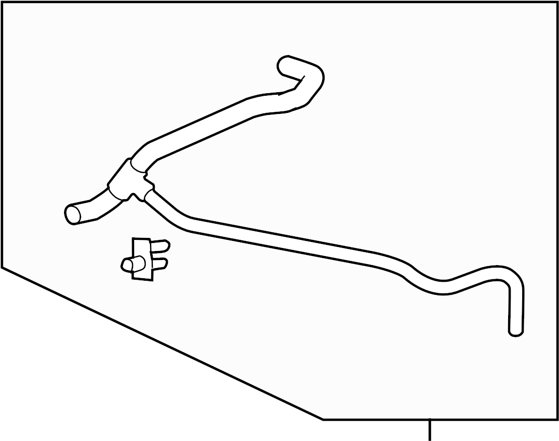View 23428264 Engine Coolant Overflow Hose Full-Sized Product Image