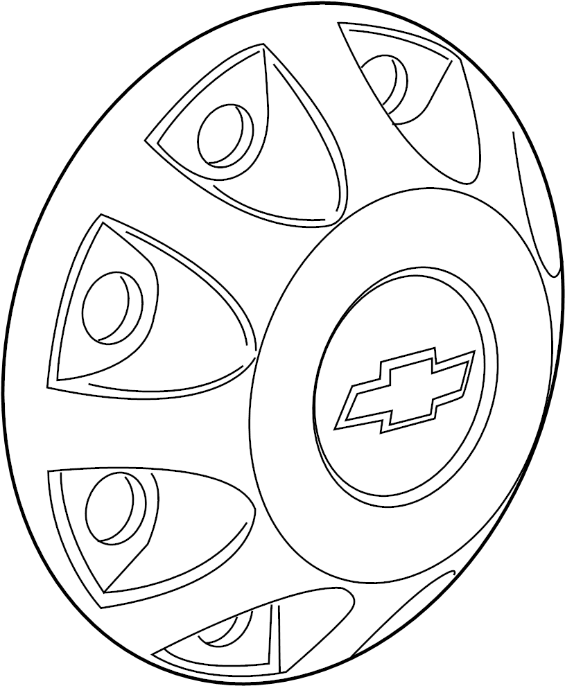 View 9597797 Cap. Wheel. Hub. cover.  Full-Sized Product Image