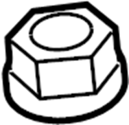 View 11571183 Suspension Shock Absorber Nut Full-Sized Product Image
