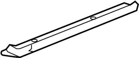 View 20985548 Rocker. Panel. REINFORCED. (Front) Full-Sized Product Image