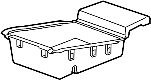 View 23423286 Seat Storage Drawer (Rear, Lower) Full-Sized Product Image