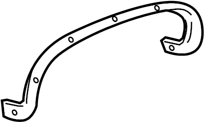 View 22813946 Wheel Housing Side Panel Brace Full-Sized Product Image