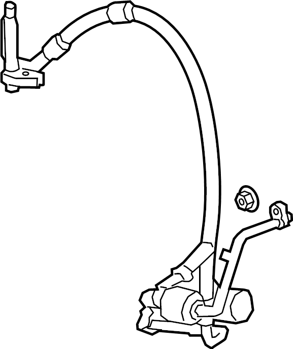 View 85104116 Hose. Suction. (Front) Full-Sized Product Image