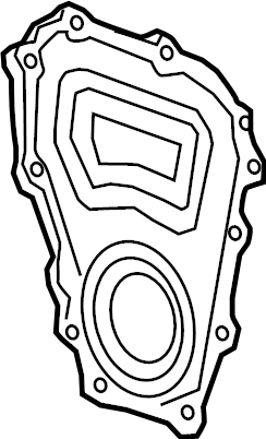 View 12716029 Engine Timing Cover (Front, Lower) Full-Sized Product Image
