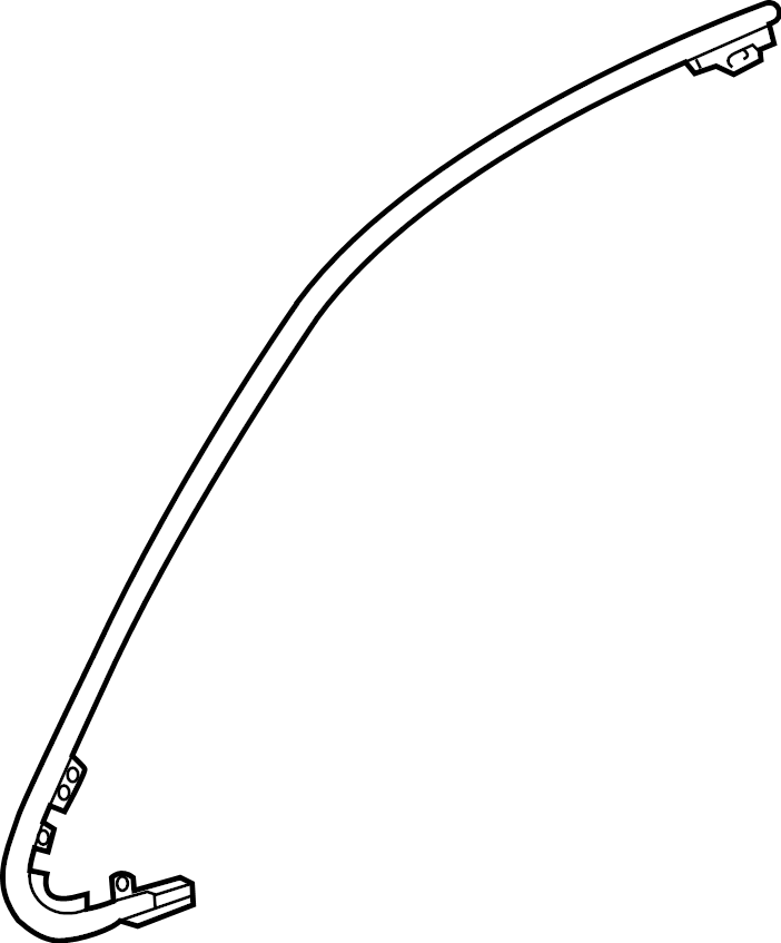 View 84837701 Molding Assembly - Side Window RVL. (Front, Upper) Full-Sized Product Image
