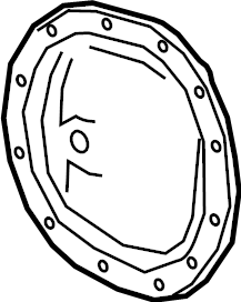 View 84446288 Differential Cover (Rear) Full-Sized Product Image