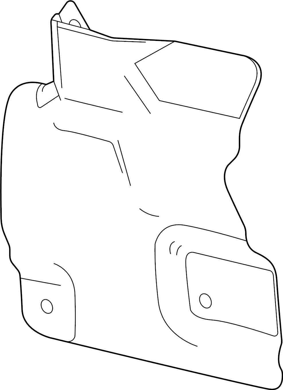 Gmc Sierra 3500 HD Starter Heat Shield 12692524 Hadwin White Wholesale Parts, Conway SC