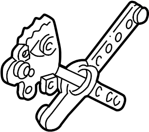 View 22144290 Window Regulator (Front) Full-Sized Product Image
