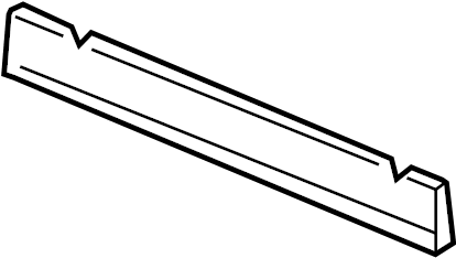 View 15740105 Door Molding (Front, Rear, Upper, Lower) Full-Sized Product Image